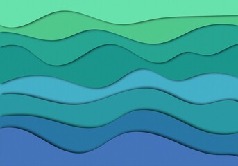 Fototapeta premium abstract blue wave background