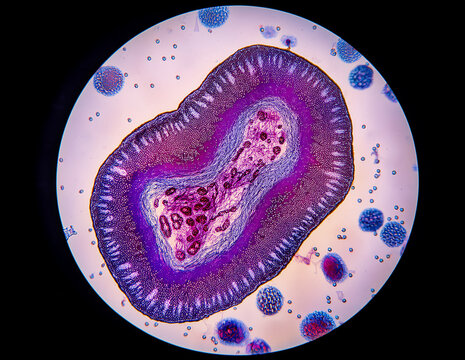 Nipah Virus, NiV, Mikroskop - B