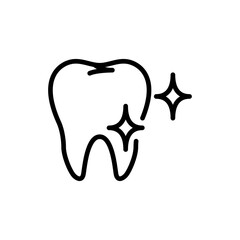 歯のホワイトニングをイメージしたアイコン