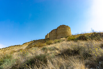 Medieval Askeran Frotress, built in 1751, located in the Askeran village of Azerbaijan as seen on October 2025.