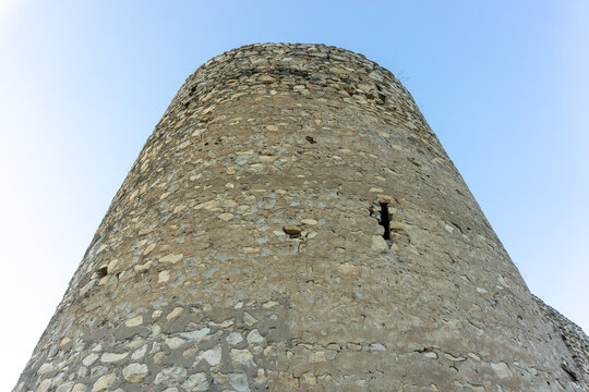 Medieval Askeran Frotress, built in 1751, located in the Askeran village of Azerbaijan as seen on October 2025.