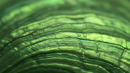 Iridescent Abalone Shell Macro Green