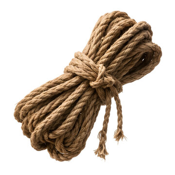 Coiled Natural Fiber Rope