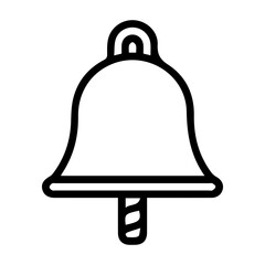 Simple Bell Icon With Handle