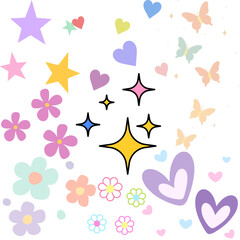 seamless pattern with flowers