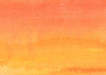 紙の質感のある柔らかオレンジと黄色の水彩背景素材
