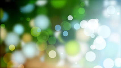 Obraz premium 4K colorful abstract bokeh background with soft glowing light effects and blurred texture. Elegant background with copy space, ideal for branding, advertising, presentations, websites