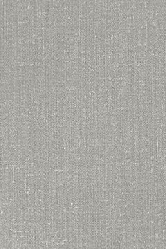 Natural bright grey linen texture background, large detailed white khaki flax fibers macro closeup, vertical rustic taupe textured vintage burlap canvas pattern, blank empty fabric swatch copy space