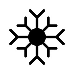 Obraz premium Snowflake Icon Vector Symbol Design Illustration
