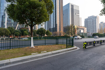 Obraz premium The century avenue of street scene in shanghai Lujiazui,China.