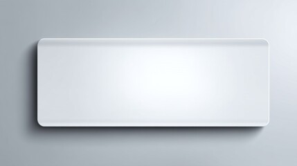 Clean Minimalist Display Board on Gray Background for Branding, Marketing or Advertisement Purposes in Modern Design Context