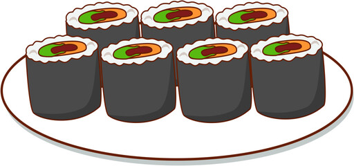 Maki Sushi set © kuncirangin
