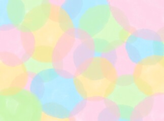 カラフルな水彩風背景