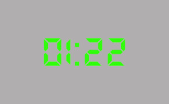 1 minutes 30 second Digital countdown 90 seconds. one minute countdown timer animation. Dynamic 90s Countdown Animation Engaging Timer Visuals for Events 4k video