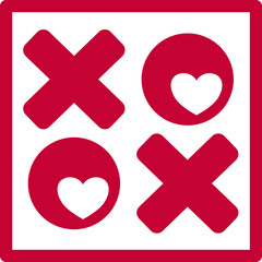 Obraz premium Simple Valentine's Day Vector Illustration