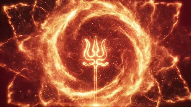 Lord Durga Divine Protection Energy Powerful Golden Red Light Spiritual Background