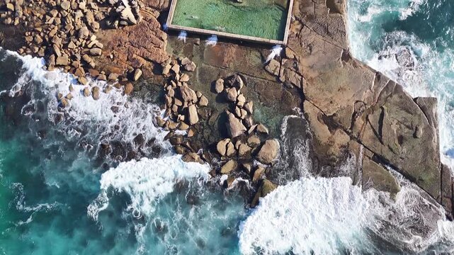 North curl curl rockpool Sydney ocean pools NSW clear water