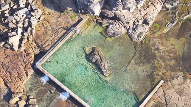North curl curl rockpool Sydney ocean pools NSW clear water
