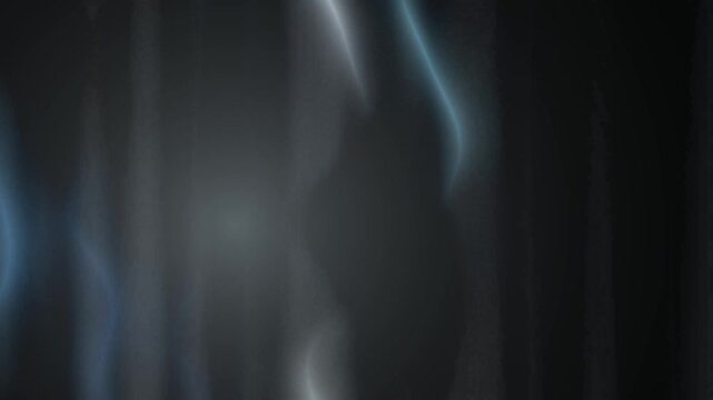 Abstract Foggy Shapes Moving in Dark Studio