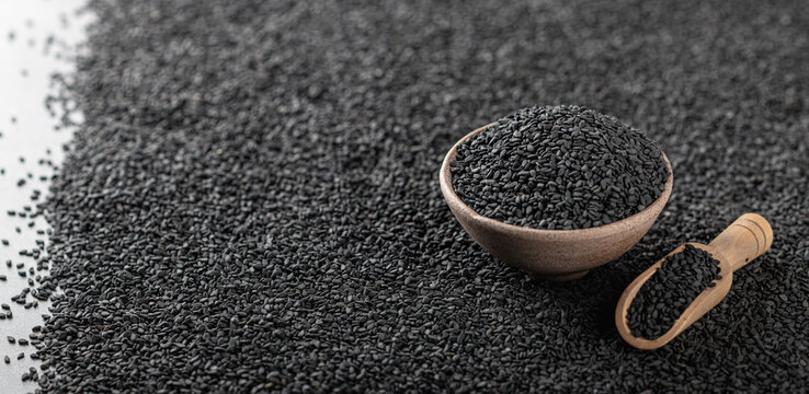 black sesame background