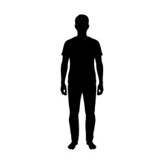 Obraz premium silhouette of a man