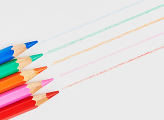 ポップな色鉛筆