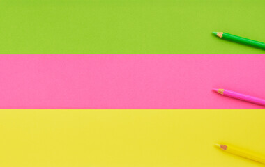 ポップな色鉛筆