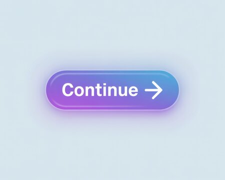 Modern gradient continue button design