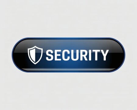 Professional security button icon