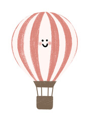 Obraz premium Smiling Hot Air Balloon