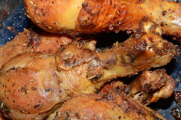 baked chicken drumsticks with rosemary