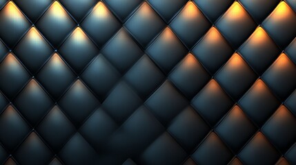 Obraz premium Abstract dark geometric square pattern background texture for digital design and creative projects.