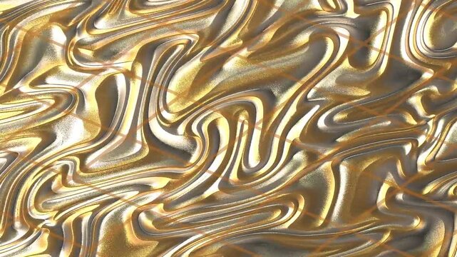 Metallic Liquid Swirls in Abstract Amalgam Space