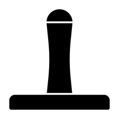 Cookie stamp solid icon