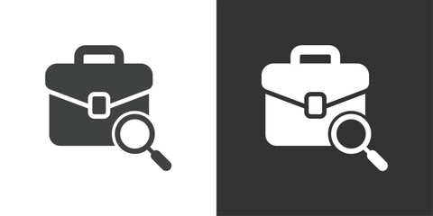 Opportunity Exploration icon. Solid glyph series icon