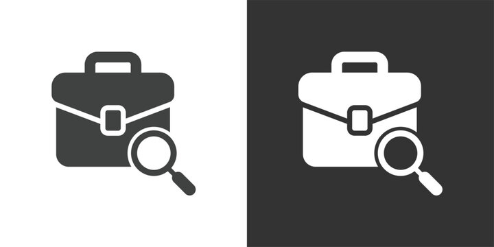 Opportunity Exploration icon. Solid glyph series icon