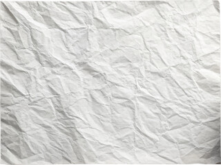 Obraz premium White blank crumpled paper texture background