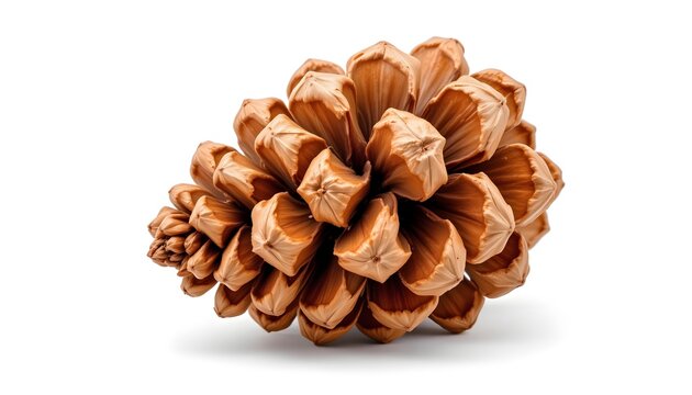 Watercolor pinecone single obj