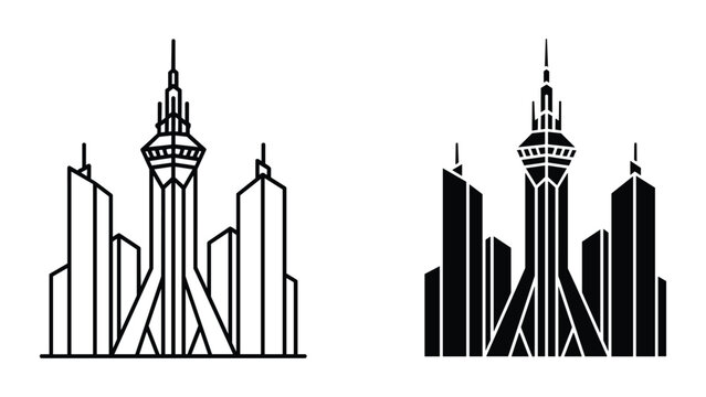 Kuala lumpur city skyline featuring menara kuala lumpur tower