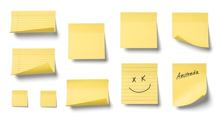 yellow sticky notes © Oshada