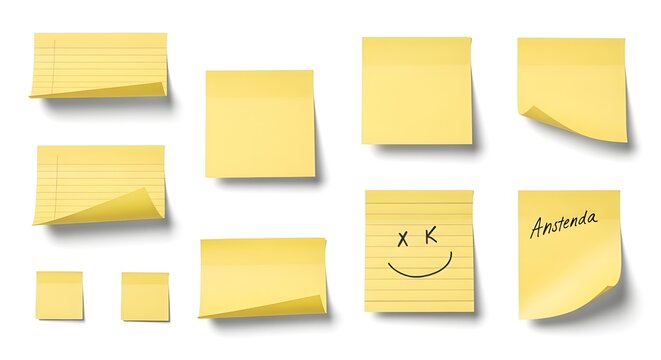 yellow sticky notes