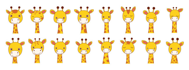 cute giraffe clipart design illustration © Samgf
