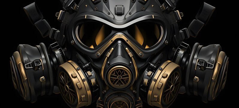 Bane Respirator Masker vector illustration t-shirt design,generative AI