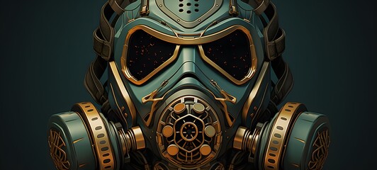 Bane Respirator Masker vector illustration t-shirt design,generative AI