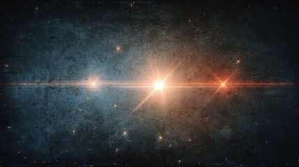 Cosmic Background of Stars and Light Emission in a Mystical Night Sky, Abstract Space Design for Astronomy and Science Imagery, Celestial Elements and Cosmic Phenomena