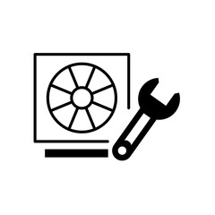 換気設備工事をイメージしたアイコン