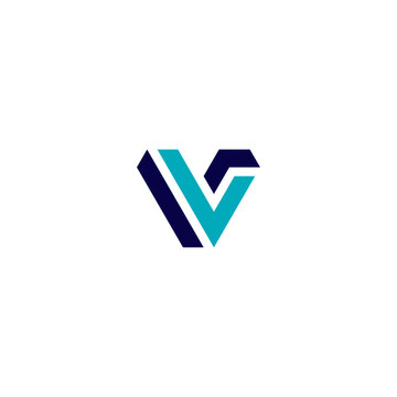 Modern minimalist logo design combining letters V and L in a bold geometric style. Ideal for technology startups, creative agencies, fashion brands, and professional corporate identity.