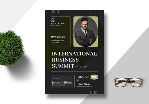 International Business Summit Conference Flyer