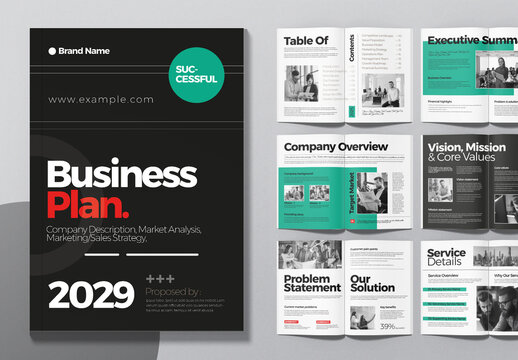 Modern Corporate Business Plan Template