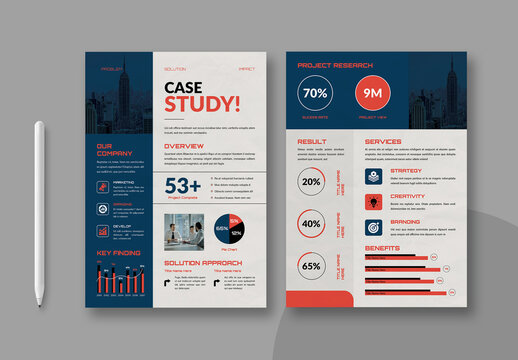 Professional Case Study Template Layout